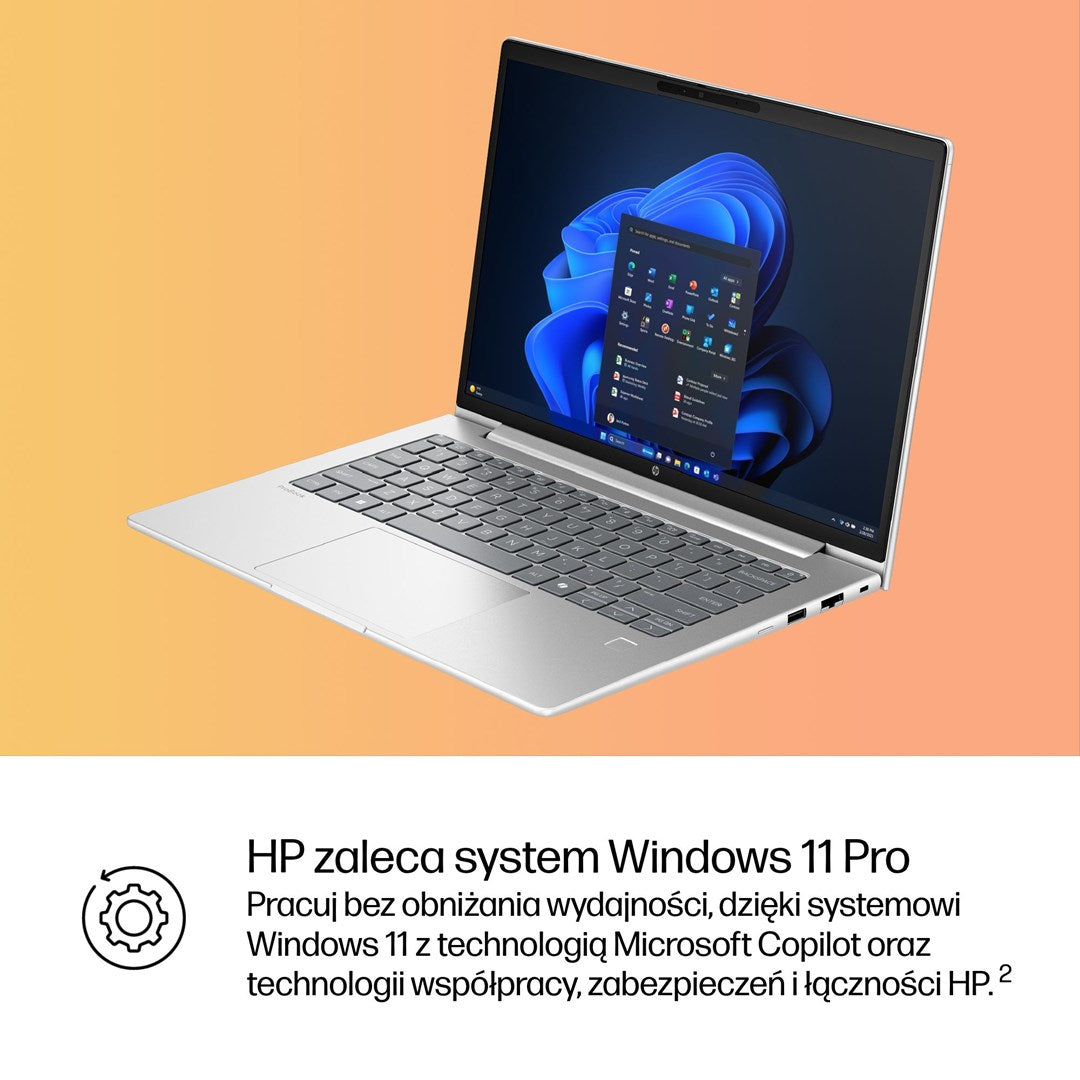 HP ProBook 4 G1i Ultra 5 225U 14.0"WUXGA IPS 300nits AG 24GB DDR5 5600 SSD512 Arc Cam1080p 56Wh W11Pro Pike silver aluminium 3Y OnSite