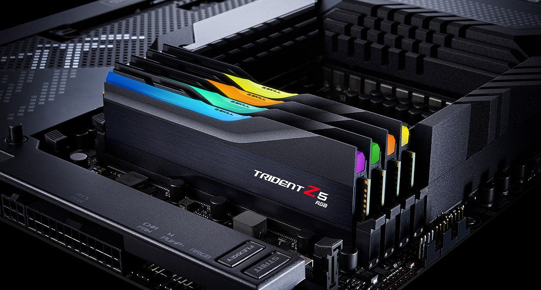 G.SKILL TRIDENT Z5 RGB DDR5 2X16GB 6000MHZ CL36-36 XMP3 BLACK F5-6000J3636F16GX2-TZ5RK