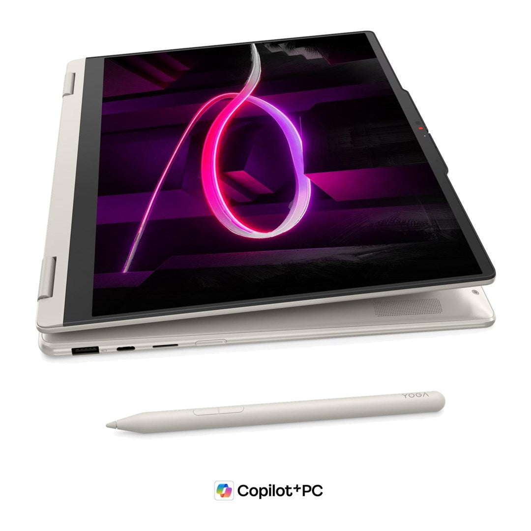 Lenovo Yoga 7a 2in1 14AGP11 Ryzen AI 7 445 14"WUXGA OLED Touch 400nits LBL Glossy 32GB LPDDR5X-8000 SSD512 Radeon 840M WiFi7+BT Cam5MP+IR 70Wh Win11 Seashell