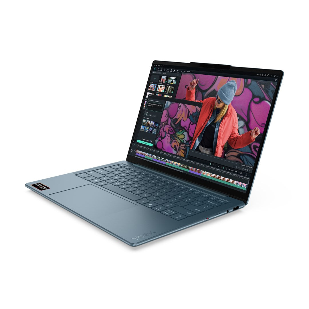 Lenovo Yoga Slim 7 14AKP10 Ryzen AI 5 340 14" WUXGA OLED 400nits Glossy 60Hz 16GB LPDDR5x SSD512 Radeon 840M Graphics 70Wh Win11 Tidal Teal