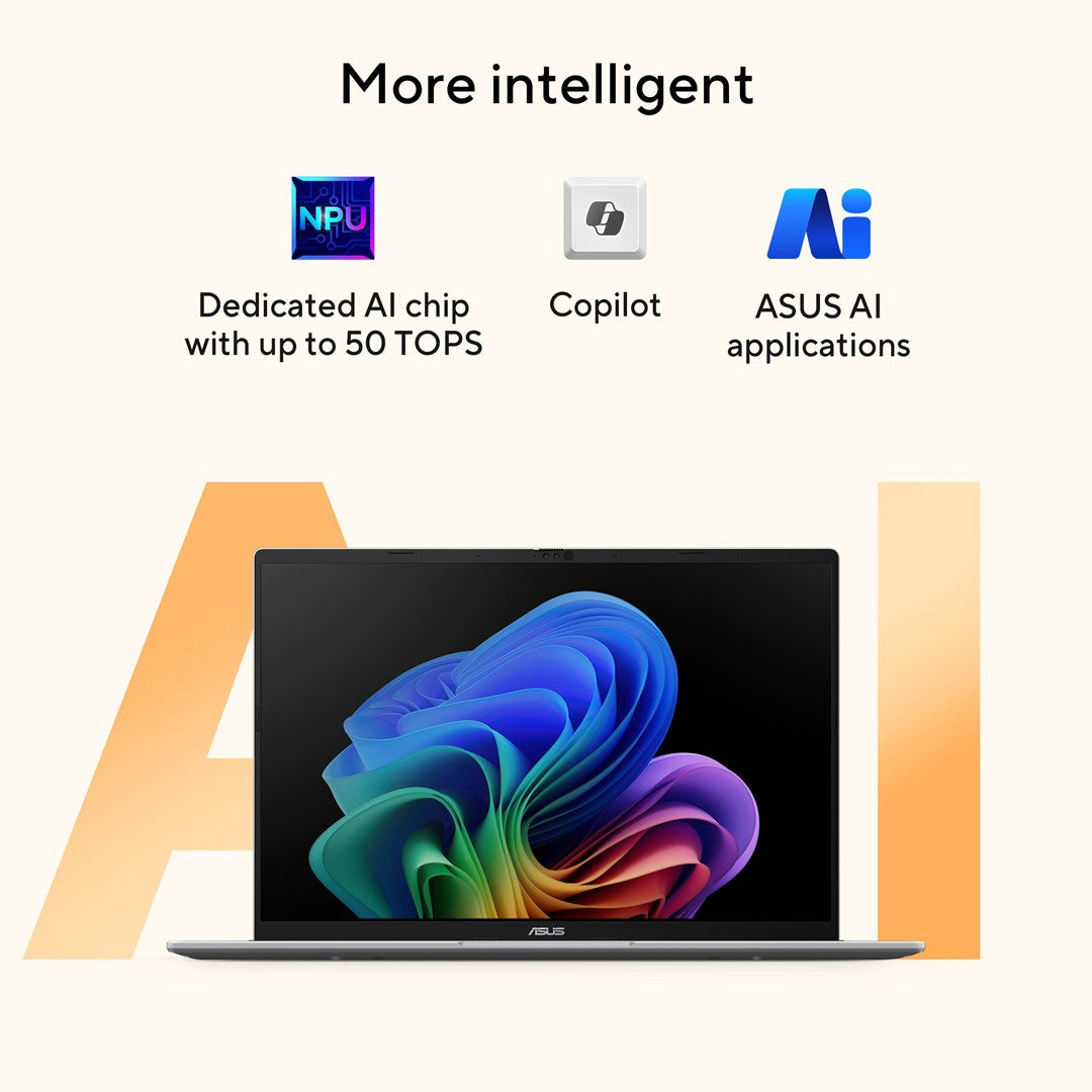 ASUS Vivobook 16 M1607KA-MB164W Ryzen AI 5 330 16.0"WUXGA IPS-level Panel 60Hz 300nits AG 16GB DDR5 SSD512 Radeon Graphics WLAN+BT Cam1080p+IR 42WHrs Win11 Quiet Blue
