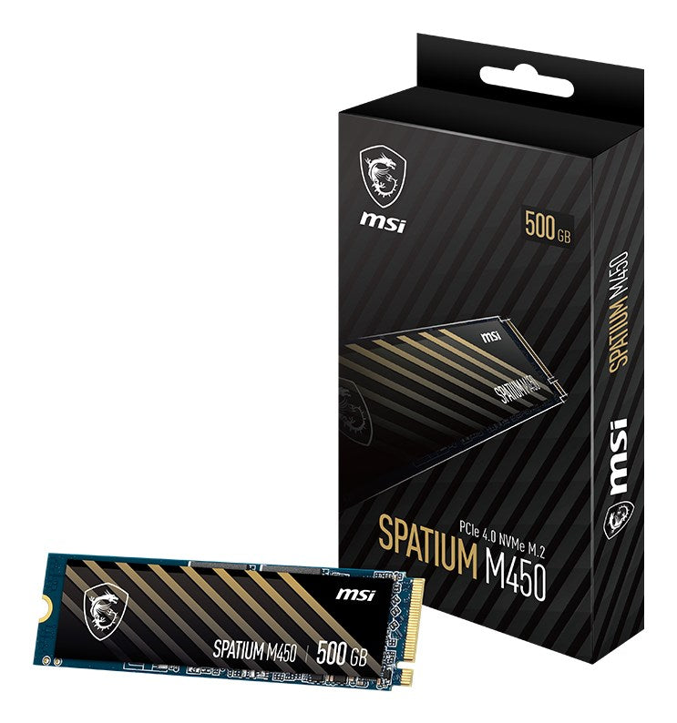 Dysk SSD MSI SPATIUM M450 PCIe 4.0 NVMe M.2 500GB