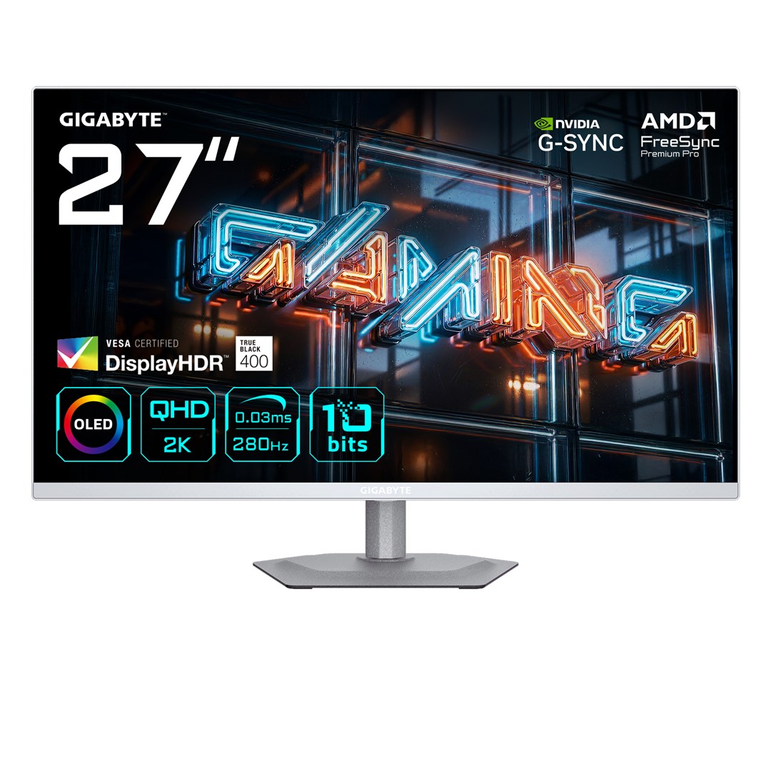 MONITOR GIGABYTE OLED 27” MO27Q2A ICE 280Hz