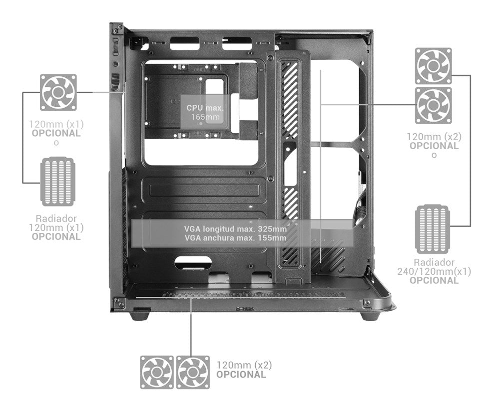 TACENS MARS MC-INFINIOLITE ATX-obudowa