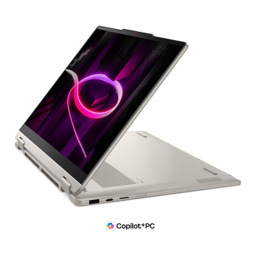 Lenovo Yoga 7a 2in1 14AGP11 Ryzen AI 7 445 14"WUXGA OLED Touch 400nits LBL Glossy 32GB LPDDR5X-8000 SSD512 Radeon 840M WiFi7+BT Cam5MP+IR 70Wh Win11 Seashell