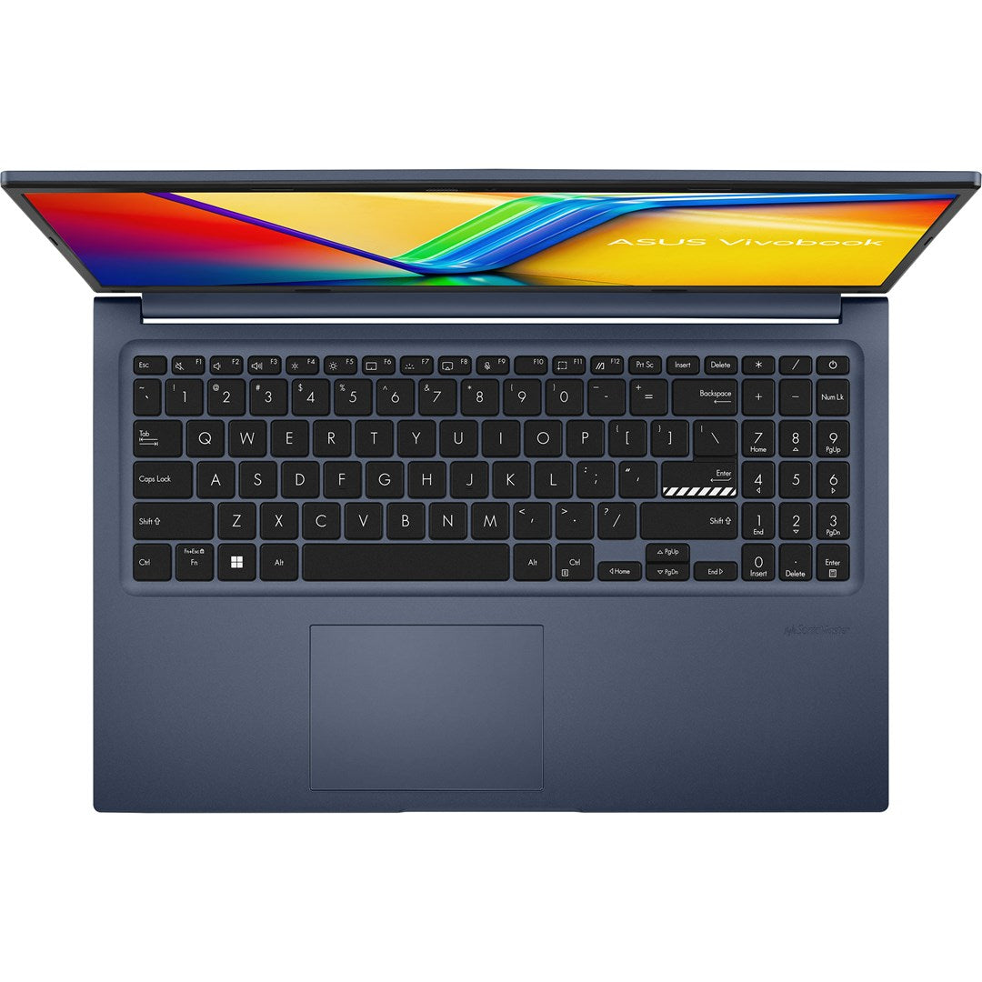 ASUS Vivobook 15 X1502VA-BQ676W i5-13420H 15.6"FHD IPS-level Panel 60Hz 250nits AG 16GB DDR4 SSD512 Intel UHD Graphics WLAN+BT Cam720p 42WHrs Win11 Quiet Blue