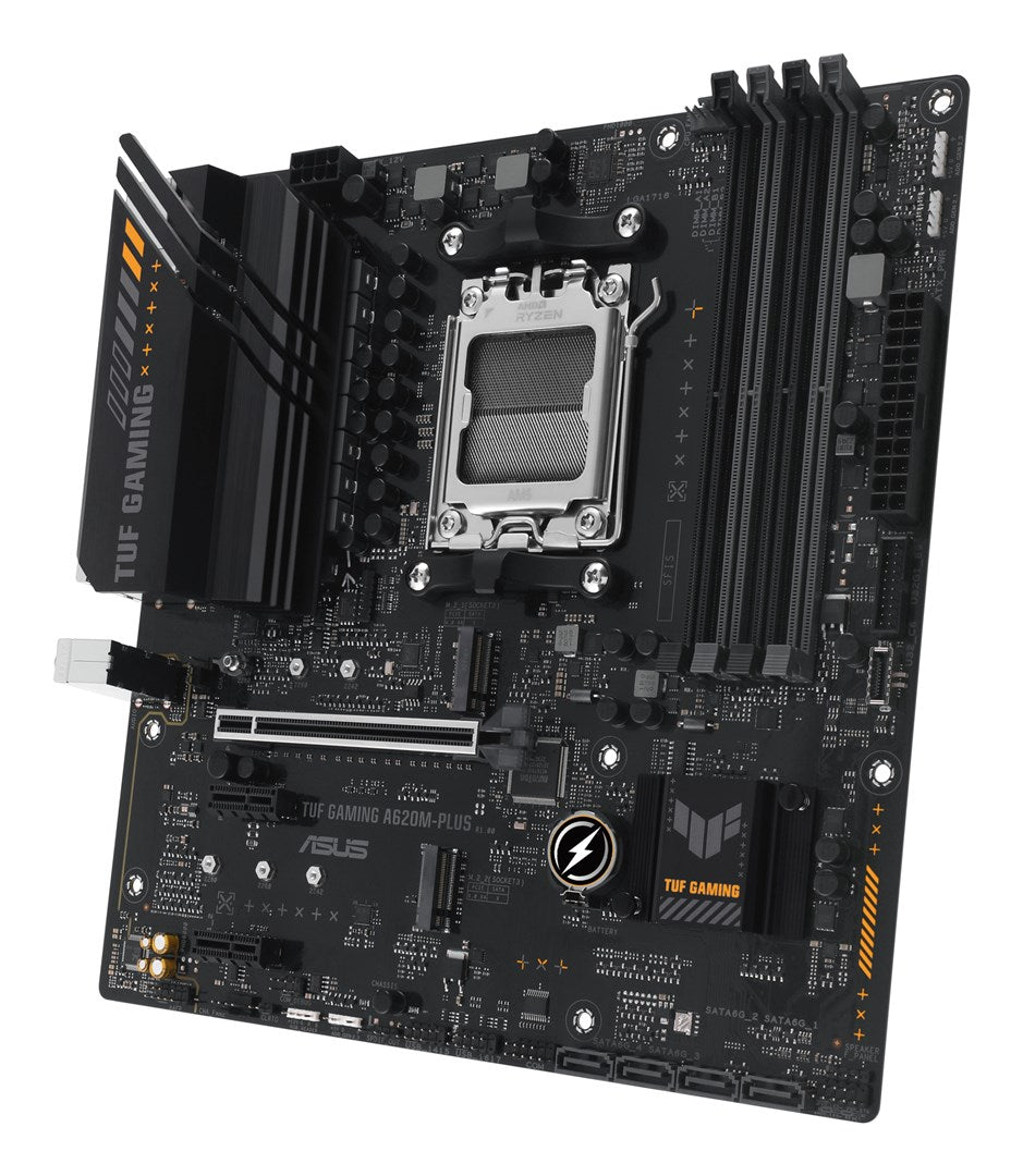 ASUS TUF GAMING A620M-PLUS AMD A620 Gniazdo AM5 micro ATX