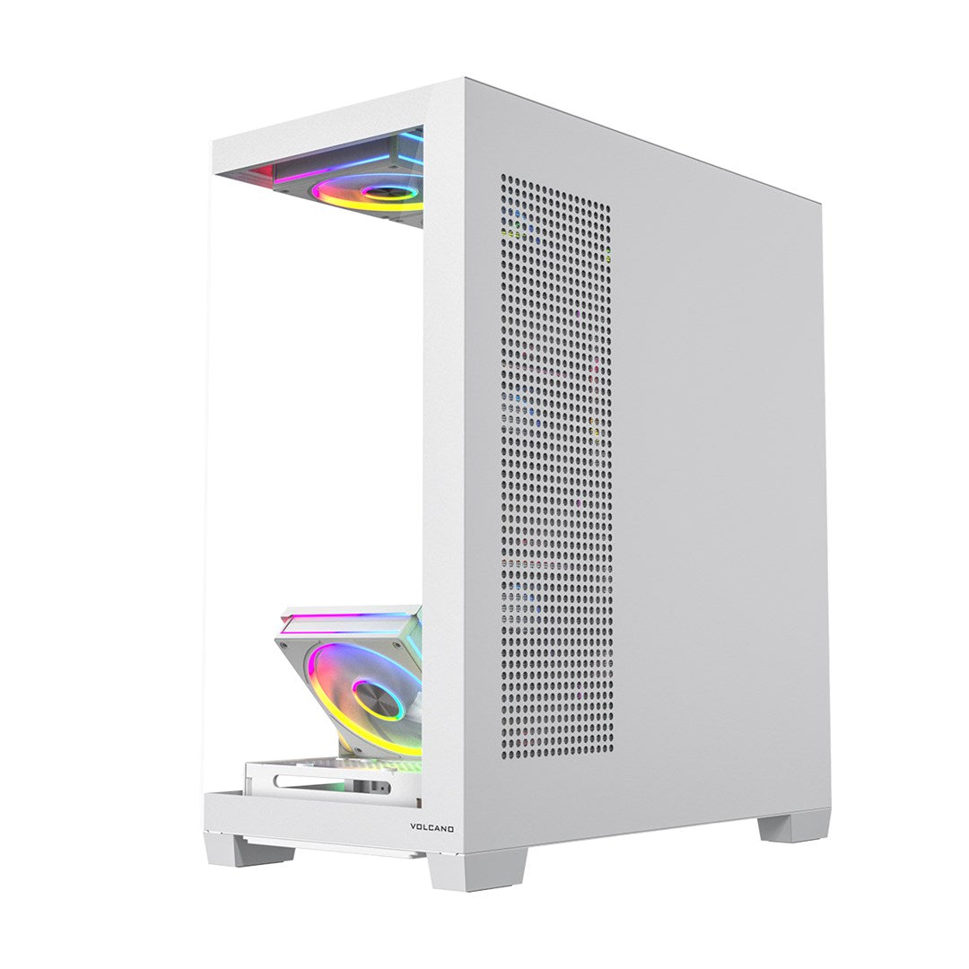 MODECOM OBUDOWA VOLCANO STELLAR PLUS ARGB MIDI 8F WHITE