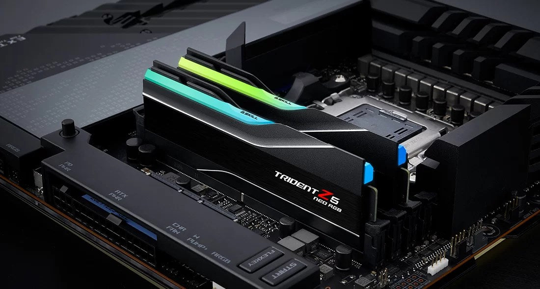 G.SKILL TRIDENT NEO AMD RGB DDR5 2X32GB 6000MHZ CL26 BLACK F5-6000J2636H32GX2-TZ5NR